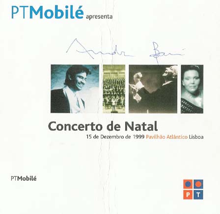 Programm Christmas concert 15.12.1999 with autograph, thanks to PIM