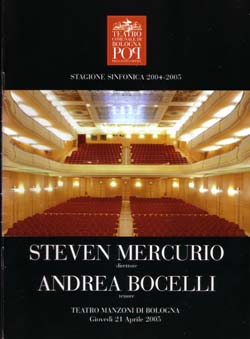 Programmheft des Teatro Manzoni, Bologna