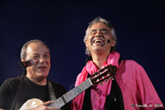 Teatro Del Silenzio, Generalprobe, 17.7.09 mit Toquinho, Foto copyright www.bocelli.de