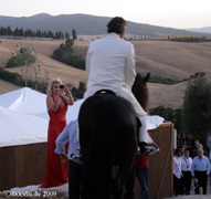 Teatro del Silenzio, Juli 2009, mit Katherine Jenkins und Placido Domingo, Foto copyright www.bocelli.de