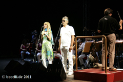 Siracusa, 30 giugno 2011, rehearsal, photo www.bocelli.de