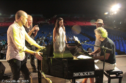 Teatro del Silenzio, August 4, 2015, backstage, photo F.Hochscheid f�r www.Bocelli.de