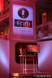 Echo KlassikVerleihung, Berlin, 14. Oktober 2016, Foto copyright F. Hochscheid