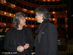 Palermo, Teatro Massimo, mit Direttore Artistico Lorenzo Mariani, Mrz 09, Foto Bocelli.de