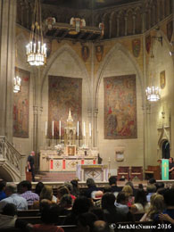 Blessed Sacrament Chruch, NYC, Sept. 15, 2016, photo copyright J.McNamee